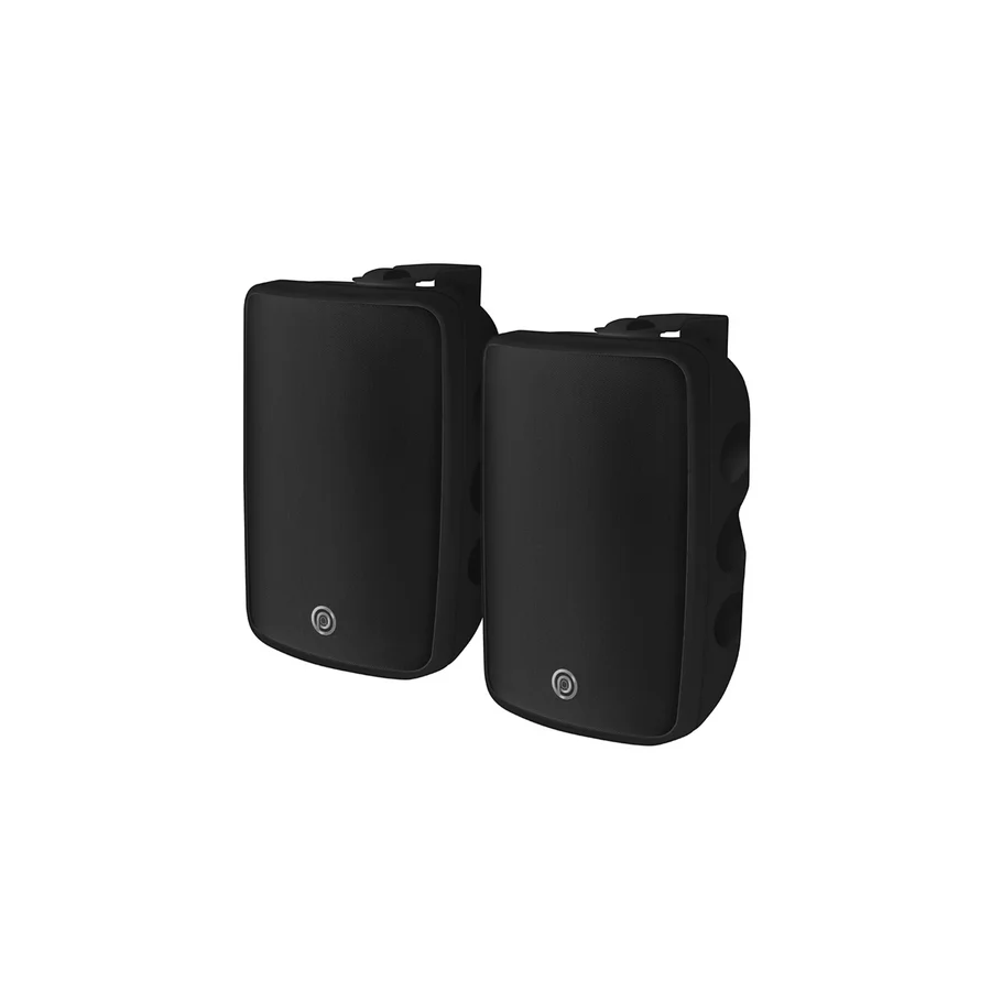 Pure Acoustics BLYSS 65T (PX465T) - 2 Way 150W IP65 All Weather Indoor/Outdoor Waterproof Speaker (Pair) (Black and White)