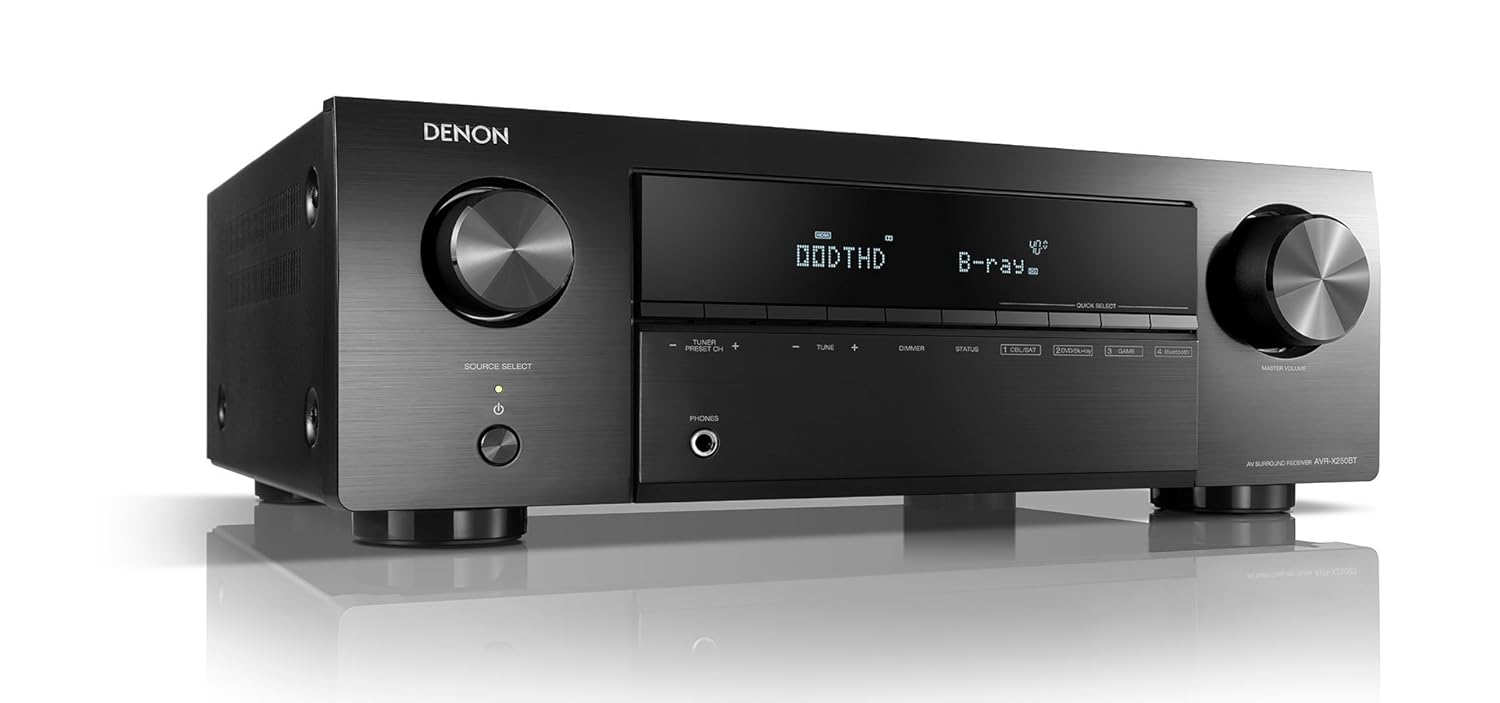 Denon X250BT + Pure Acoustics HT-800 5.1 Home Theater Package