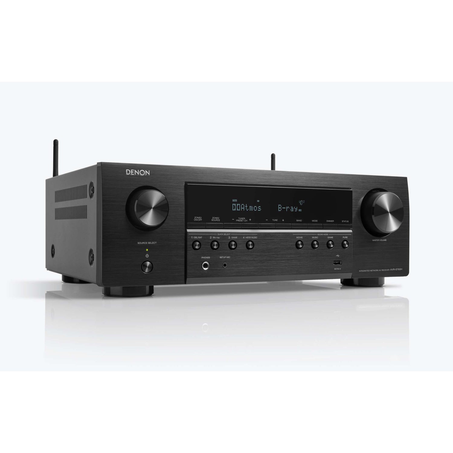Denon AVR-S760H 7.2-Channel Dolby Atmos Network 8K AV Receiver