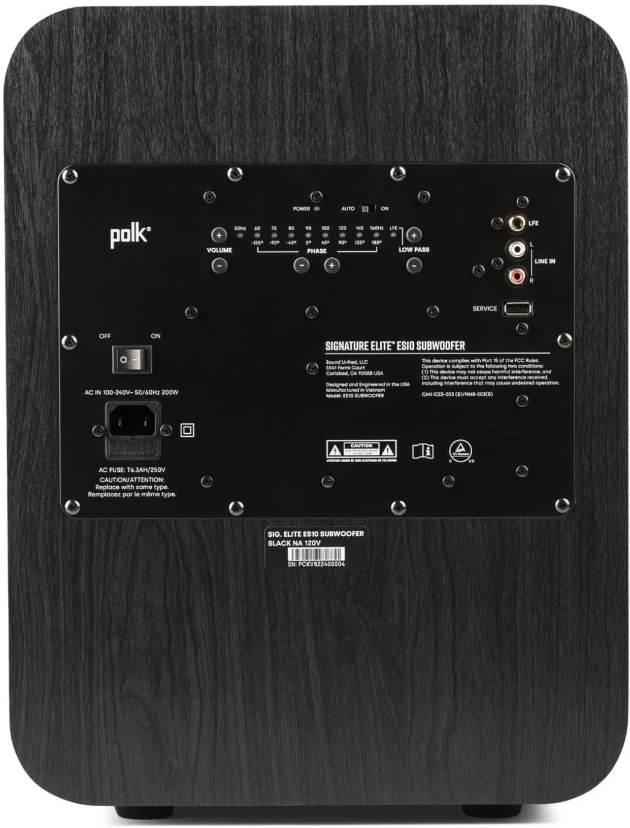 Polk Audio Signature Elite ES10 Subwoofer