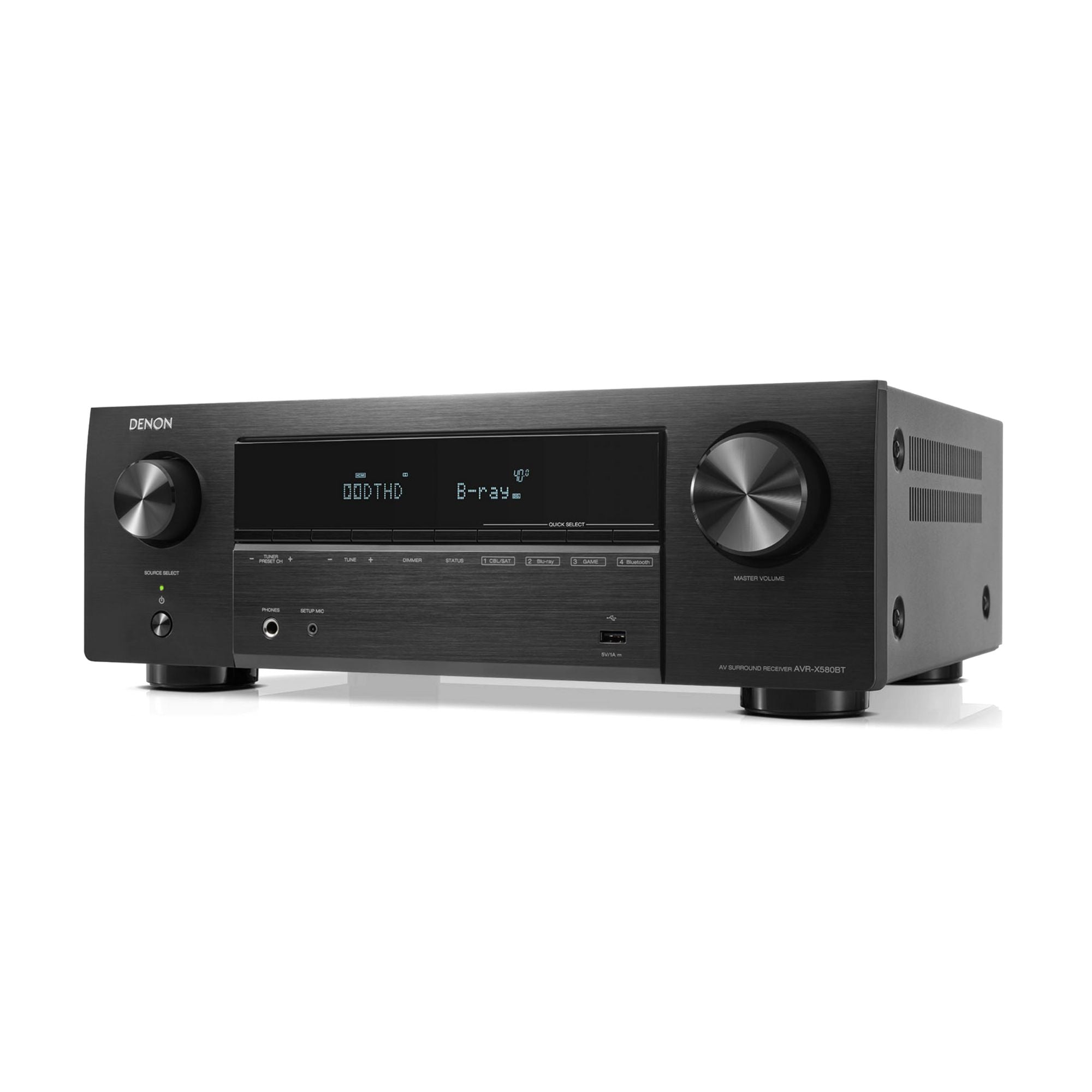 Denon AVR-X580BT - 5.2 Channel 8K AV Receiver