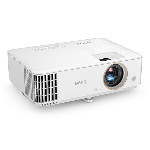 BenQ TH585P 1080p DLP Gaming Projector 3500lm, Low Latency, Enhanced Game Mode, 95% Rec.709, HDMI, 3D,10W Speaker, Auto Keystone, Digital Len Shift, 15000hrs Lamp Life for Game Console