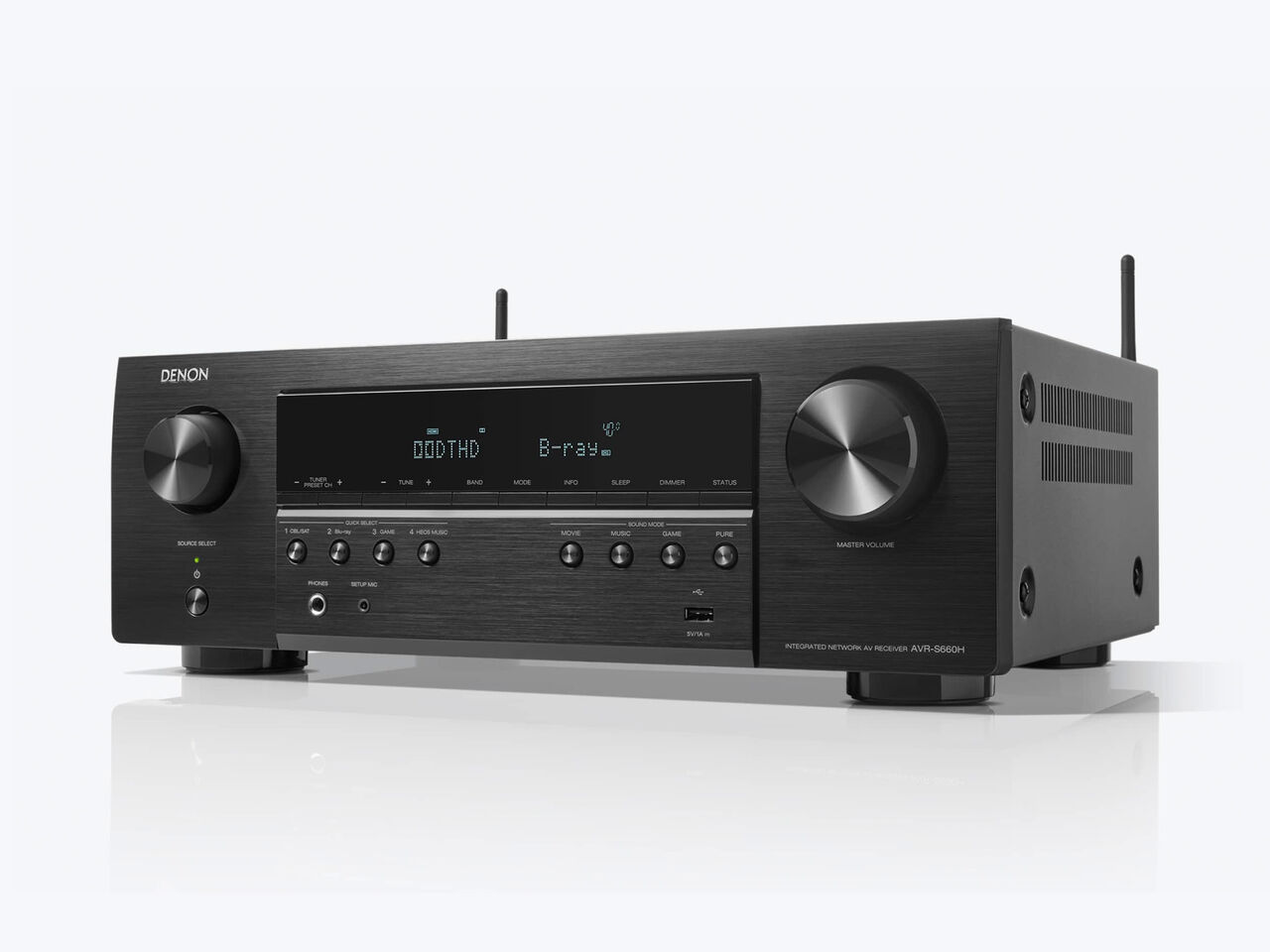 Denon AVR-S660H - 5.2 Channel 8K AV Receiver