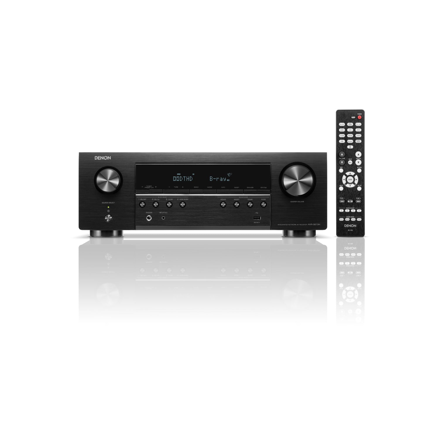 Denon AVR-S670H - 5.2 Channel Network 8K AV Receiver