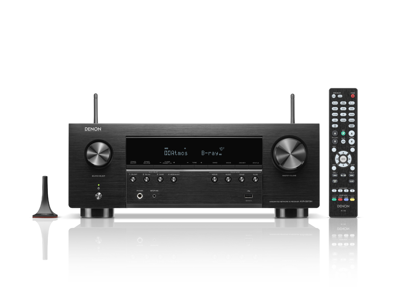 Denon AVR-S970H - 7.2 Channel Dolby Atmos 8K & 3D Audio Experience AV Receiver