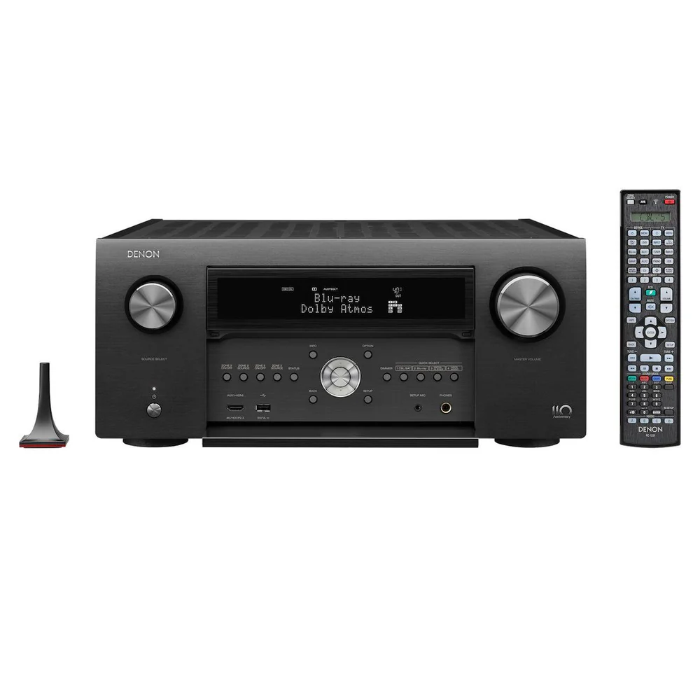 Denon AVC-A110 Edition Flagship AV Amplifier – 13.2ch, 210 W/Ch, 8K/60Hz & 4K/120Hz Pass-Through, Dolby Atmos/DTS:X/Auro-3D, HEOS® Built-in, Voice Control