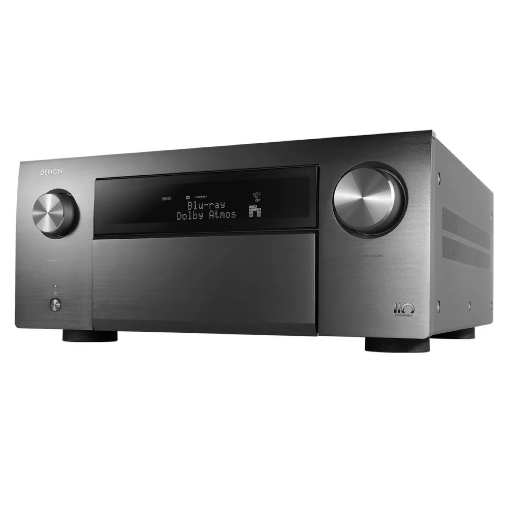 Denon AVC-A110 Edition Flagship AV Amplifier – 13.2ch, 210 W/Ch, 8K/60Hz & 4K/120Hz Pass-Through, Dolby Atmos/DTS:X/Auro-3D, HEOS® Built-in, Voice Control