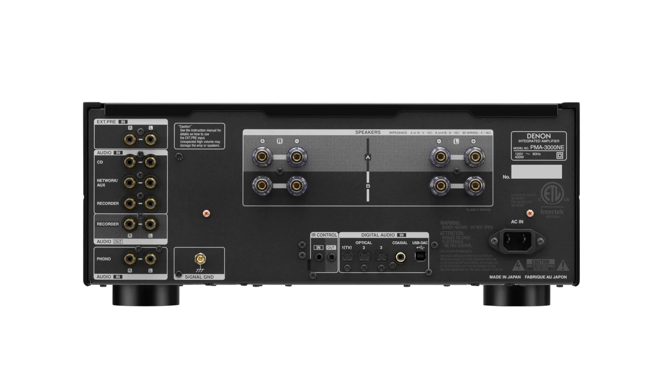 Denon PMA-3000NE - Stereo Integrated Amplifier with DAC and phono Preamplifier