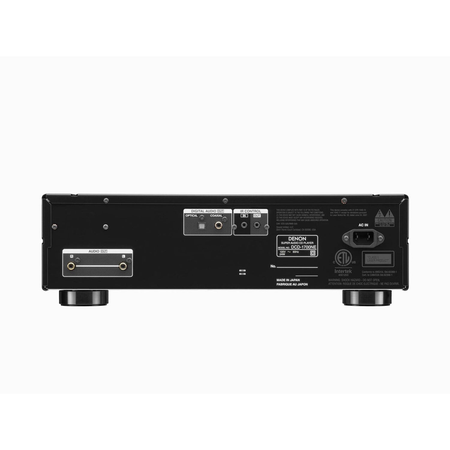 Denon DCD-1700NE - CD/SACD Player With Advance AL32 Processing