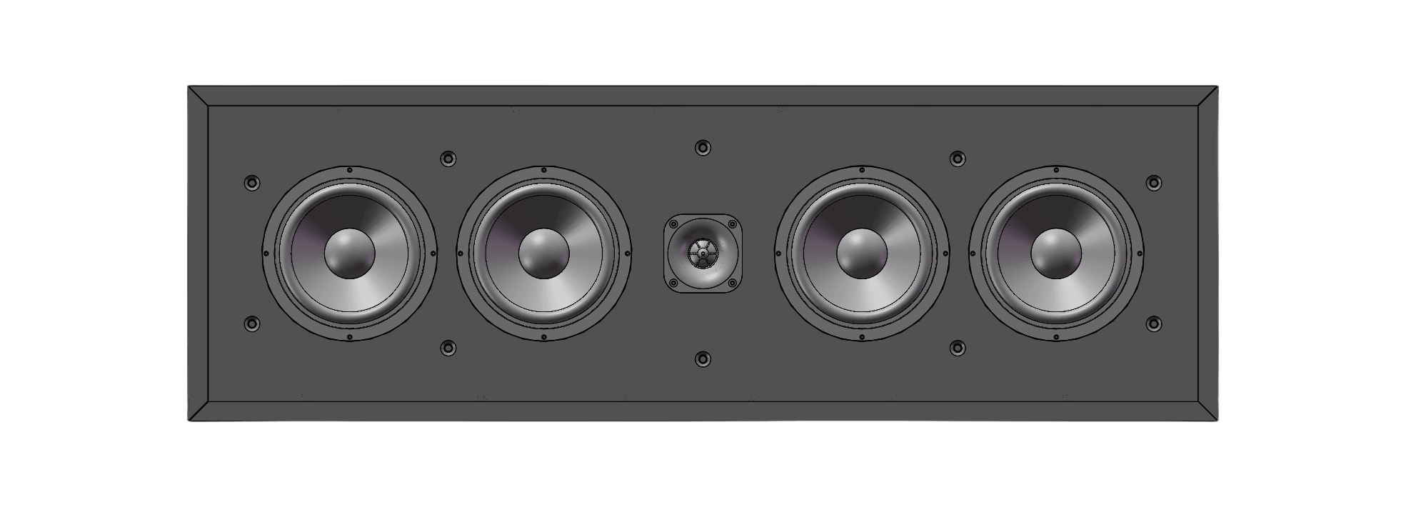 Pure Acoustics Rift F65C In-Wall Speaker
