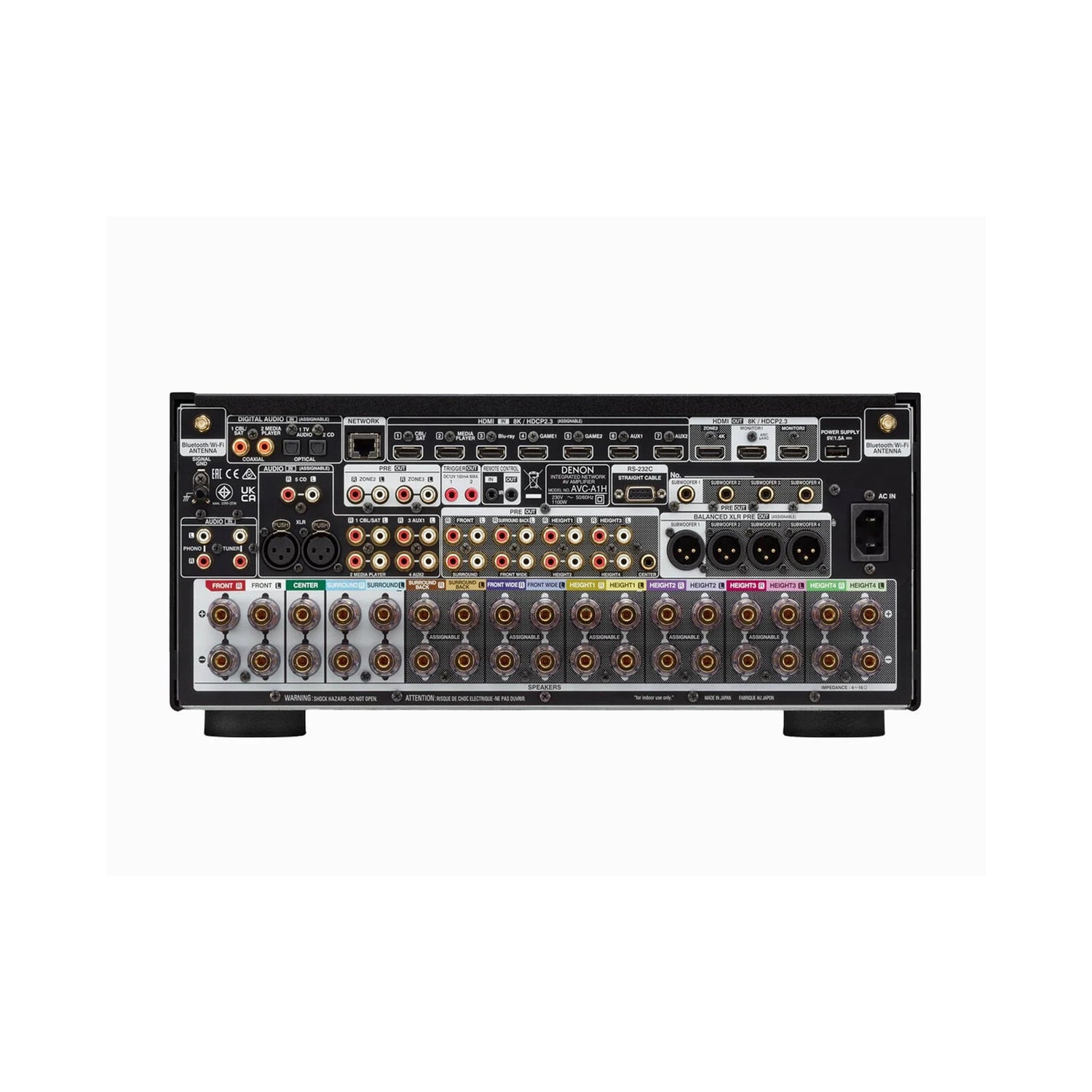 Denon AVC-A1H - 15.4 Channel Dolby Atmos 8K AV Receiver