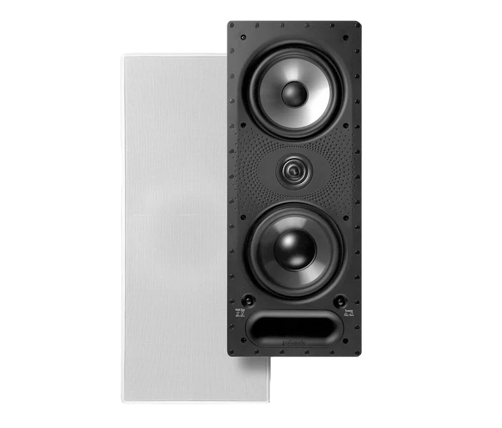 Polk Audio Vs 265-ls High Performance Vanishing Ls-series In Wall Rectangular Speaker With Dual 6.5(each)