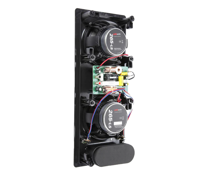 Polk Audio Vs 265-ls High Performance Vanishing Ls-series In Wall Rectangular Speaker With Dual 6.5(each)