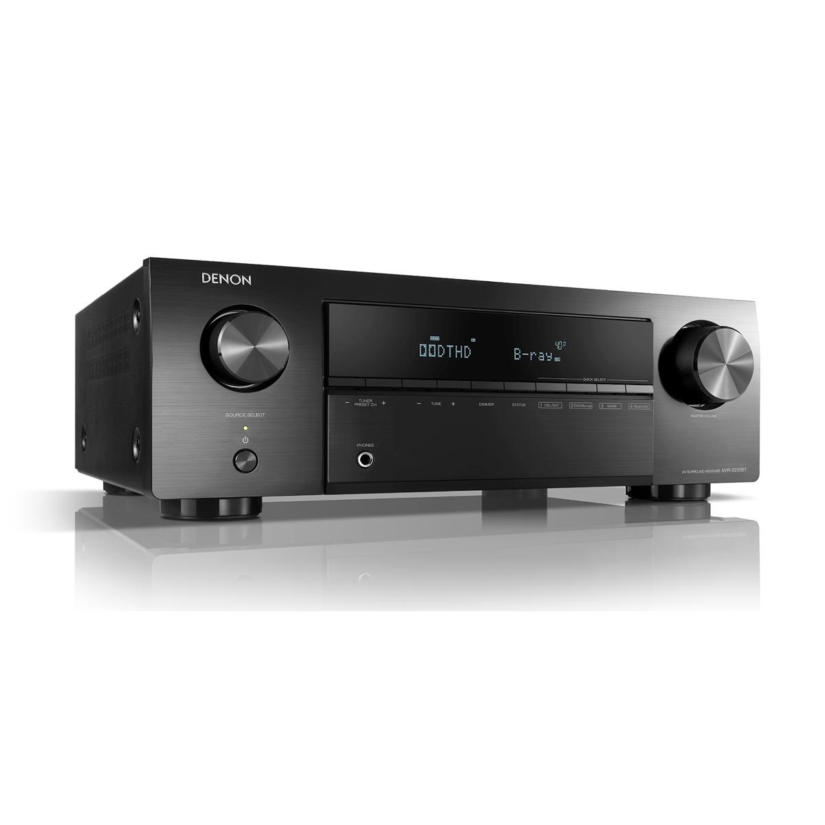 Denon AVR-X250BT 5.1 Ch. 4K Ultra HD AV Receiver
